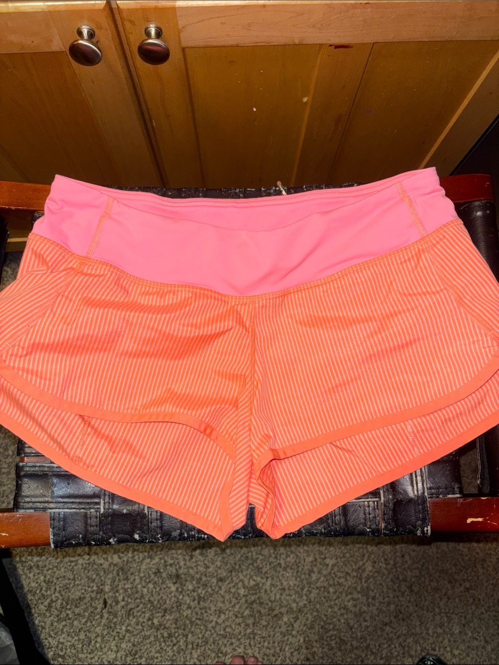 Lululemon Run: Speed Short
Wagon Stripe Pop Orange / Pop Orange